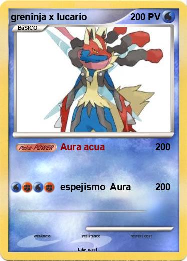 Pokemon greninja x lucario