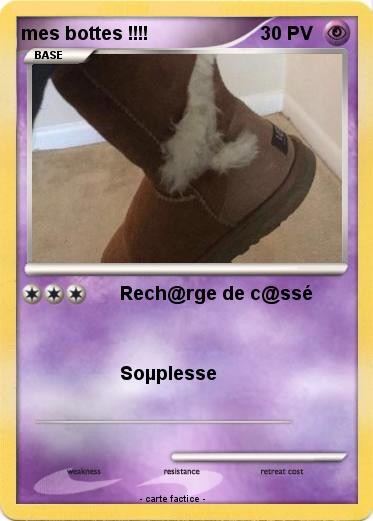 Pokemon mes bottes !!!!