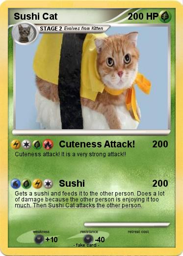 Pokemon Sushi Cat