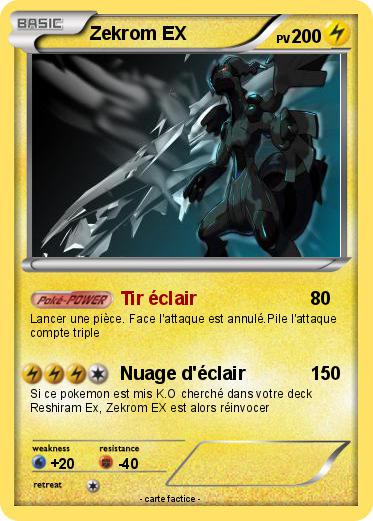 Pokemon Zekrom EX