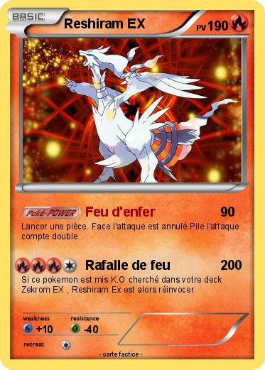 Pokemon Reshiram EX