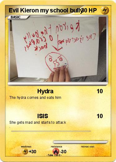 Pokemon Evil Kieron my school bully