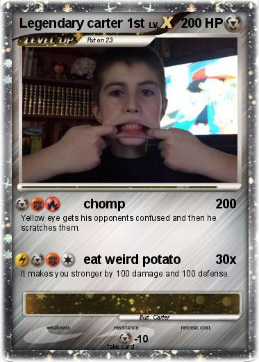 Pokemon Legendary carter 1st