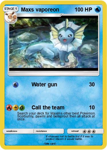 Pokemon Maxs vaporeon