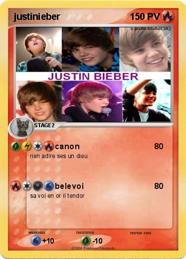 Pokemon justinieber