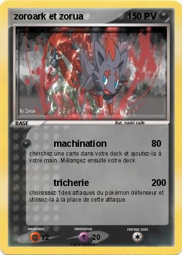 Pokemon zoroark et zorua