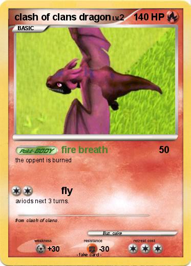 Pokemon clash of clans dragon