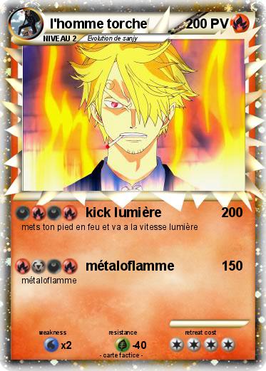 Pokemon l'homme torche