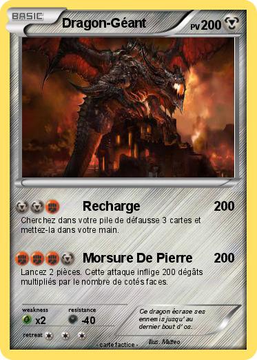Pokemon Dragon-Géant