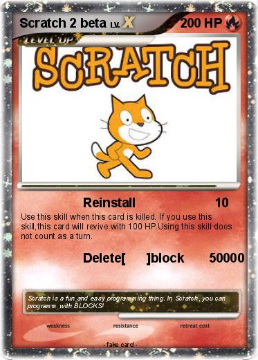Pokemon Scratch 2 beta