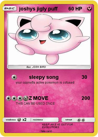 Pokemon joshys jigly puff