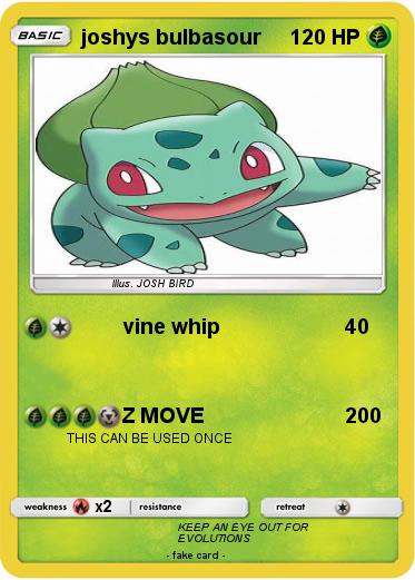 Pokemon joshys bulbasour