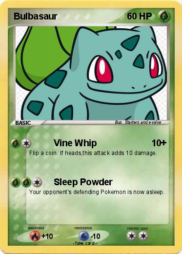 Pokemon Bulbasaur