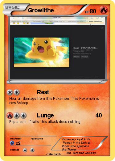 Pokemon Growlithe