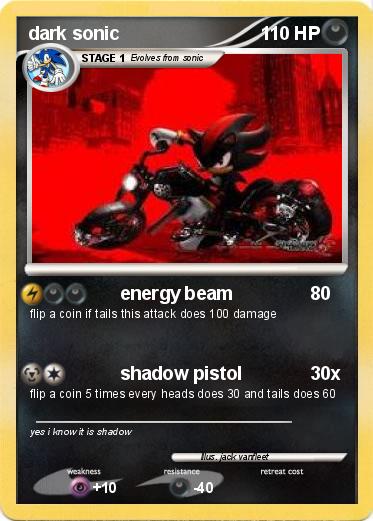 Pokemon dark sonic