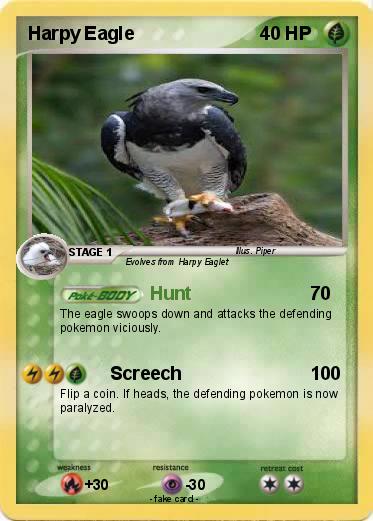 Pokemon Harpy Eagle