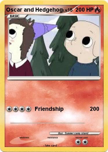 Pokemon Oscar and Hedgehog