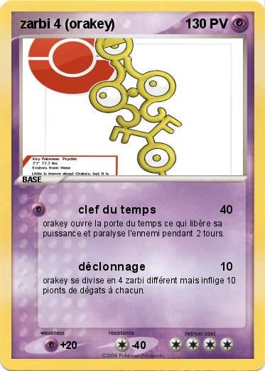 Pokemon zarbi 4 (orakey)