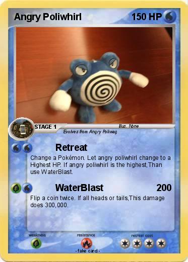 Pokemon Angry Poliwhirl