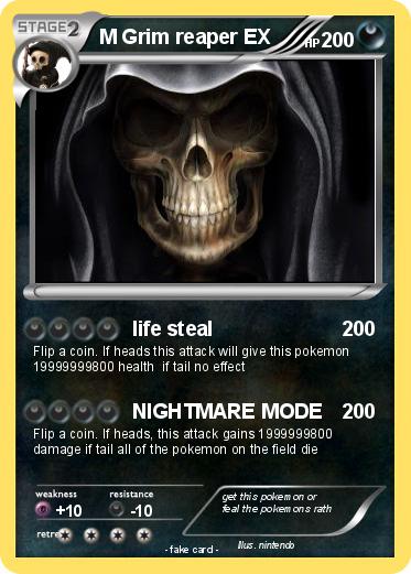 Pokemon M Grim reaper EX