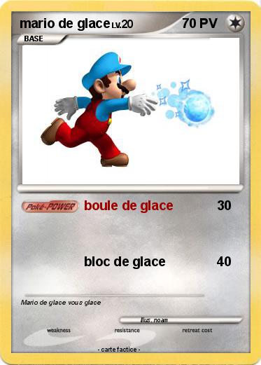 Pokemon mario de glace