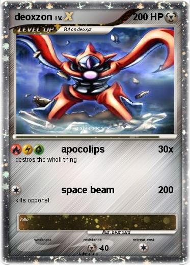 Pokemon deoxzon