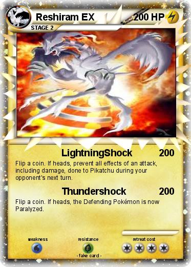 Pokemon Reshiram EX