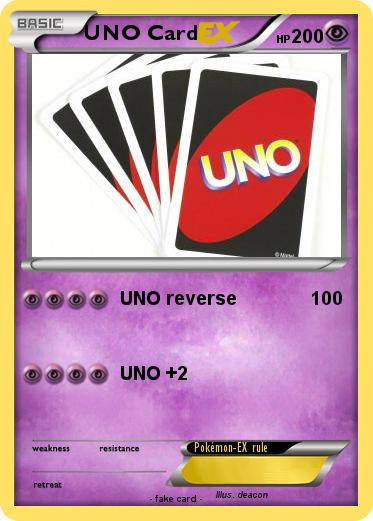 Pokemon UNO Card