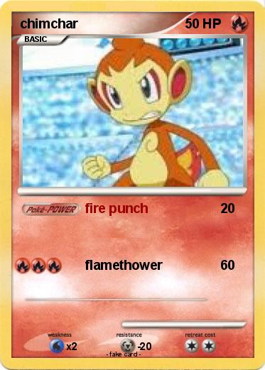 Pokemon chimchar