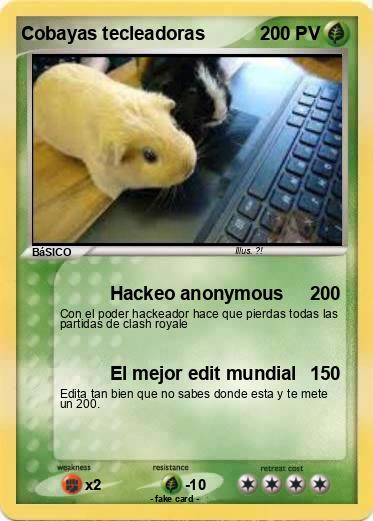 Pokemon Cobayas tecleadoras