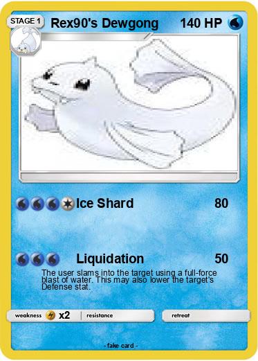 Pokemon Rex90's Dewgong