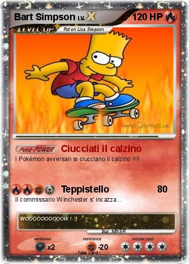 Pokemon Bart Simpson