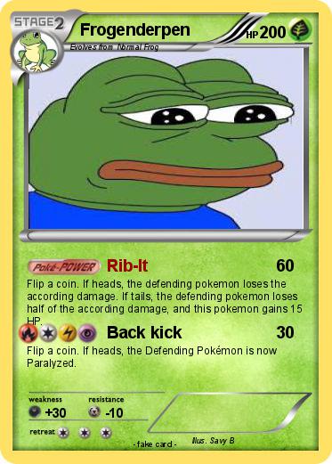Pokemon Frogenderpen