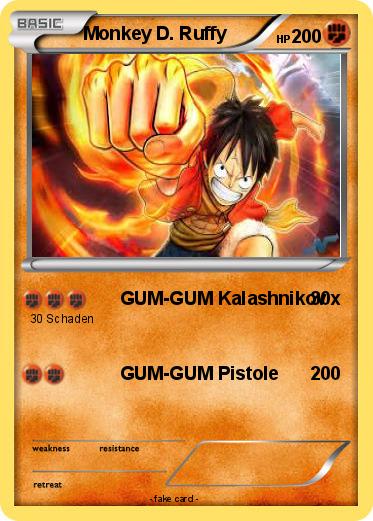 Pokemon Monkey D. Ruffy