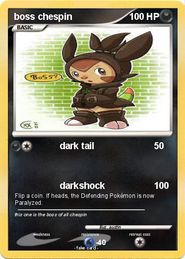 Pokemon boss chespin