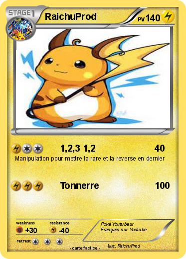 Pokemon RaichuProd