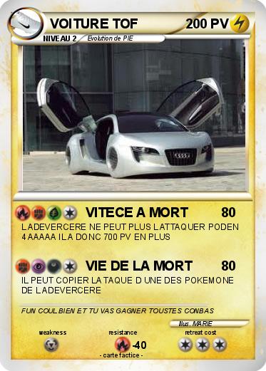 Pokemon VOITURE TOF