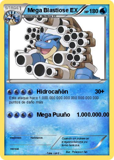 Pokemon Mega Blastiose EX