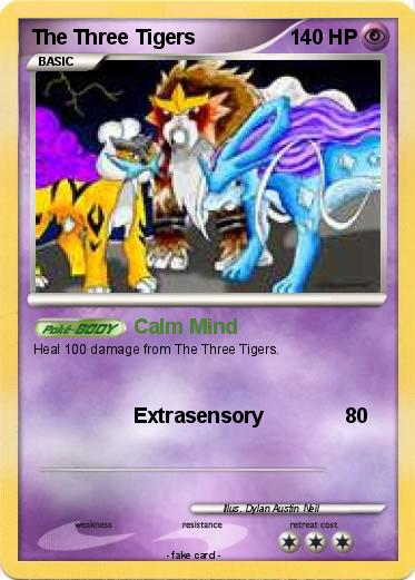 Pokemon The Three Tigers