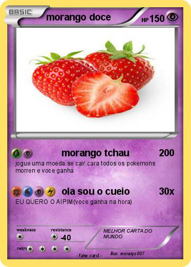Pokemon morango doce