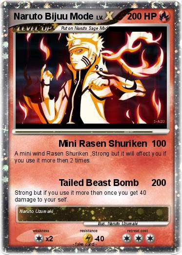 Pokemon Naruto Bijuu Mode