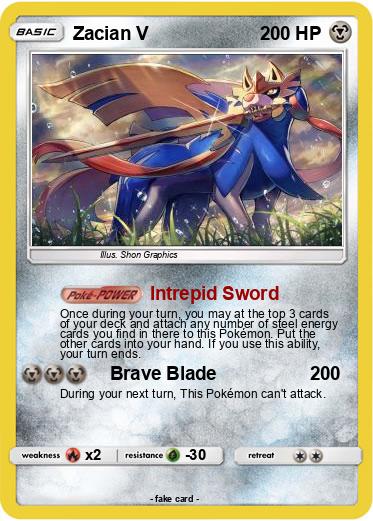 Pokemon Zacian V