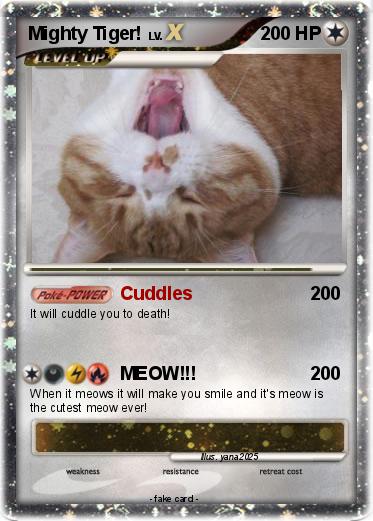 Pokemon Mighty Tiger!