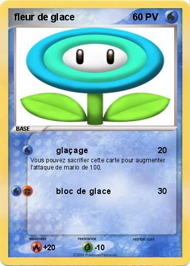Pokemon fleur de glace