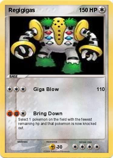 Pokemon Regigigas     