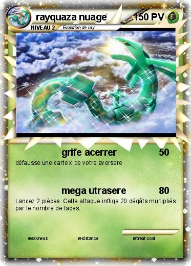 Pokemon rayquaza nuage