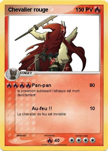 Pokemon Chevalier rouge