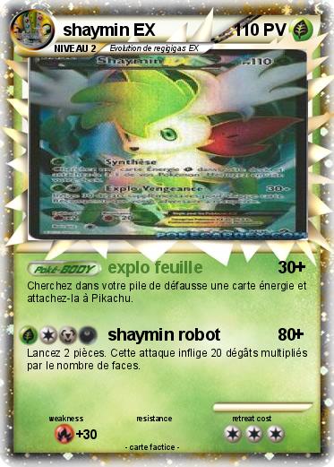 Pokemon shaymin EX