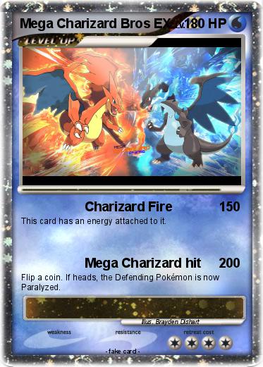 Pokemon Mega Charizard Bros EX