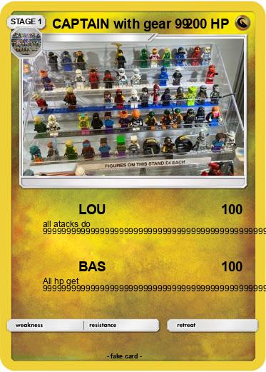 Pokemon CAPTAIN with gear 99